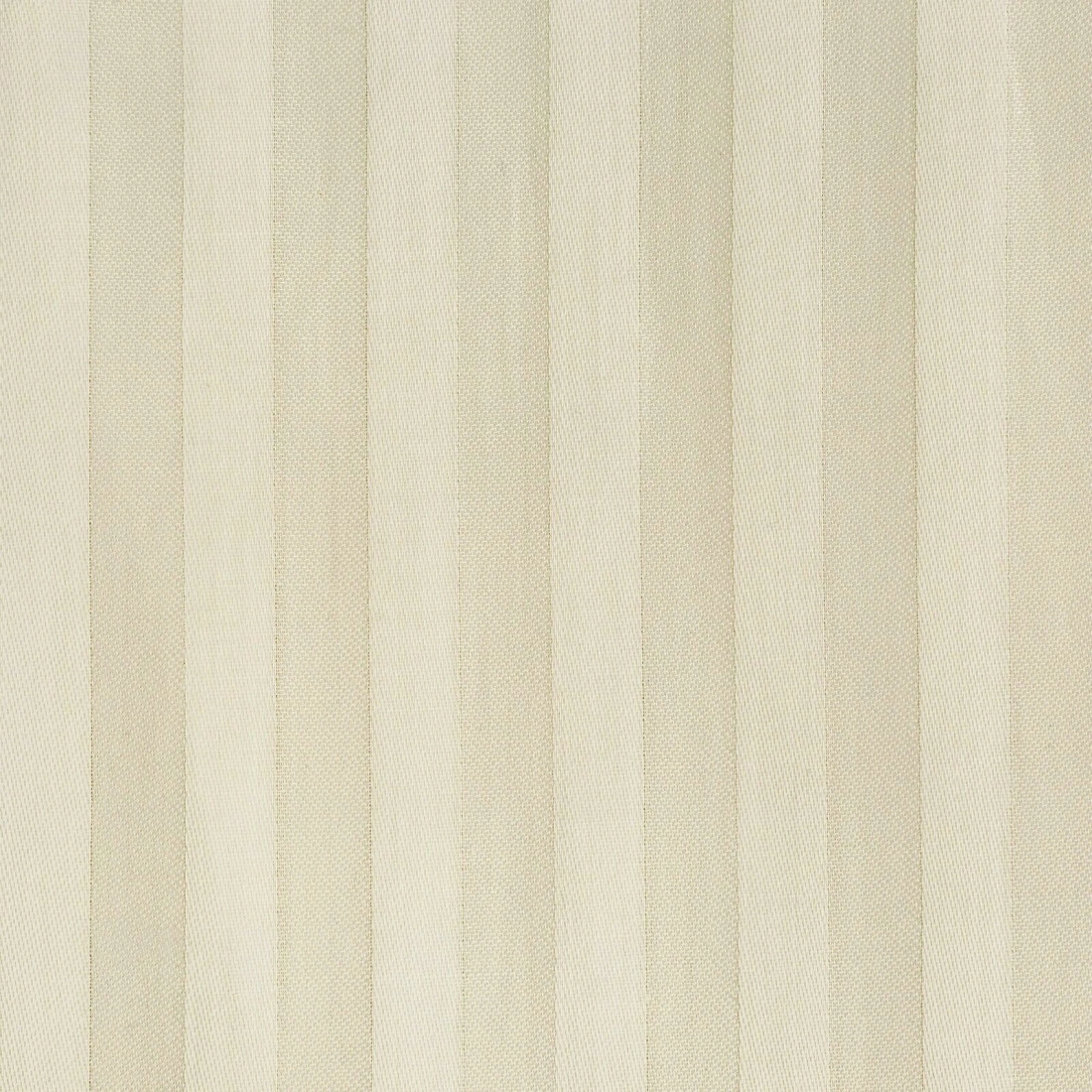 Obliečky 220x200 cm bavlnené saténové krémové s pruhovaným vzorom