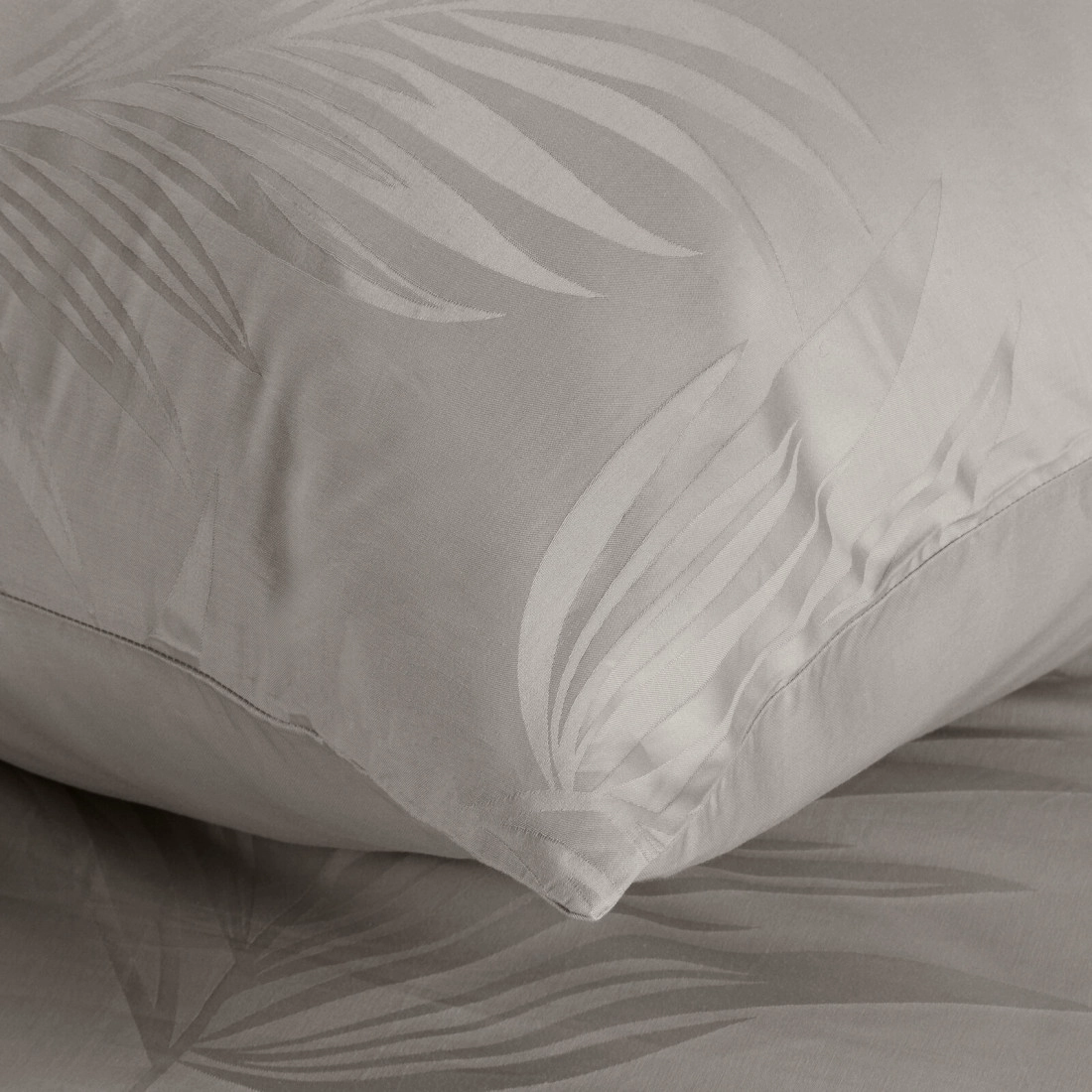 Obliečky 220x200 cm bavlnené saténové sivobéžové