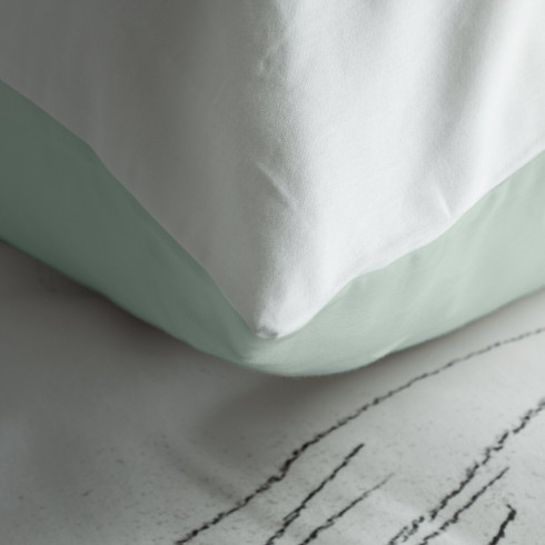 Povlečení 220x200 cm saténové bavlněné, bílé a černé