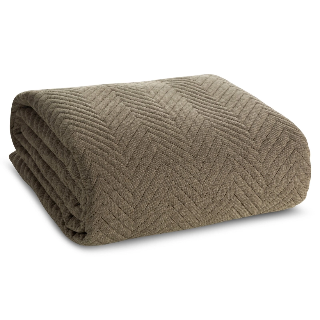 Prehoz 170x210 cm geometrický vzor, tmavobéžový