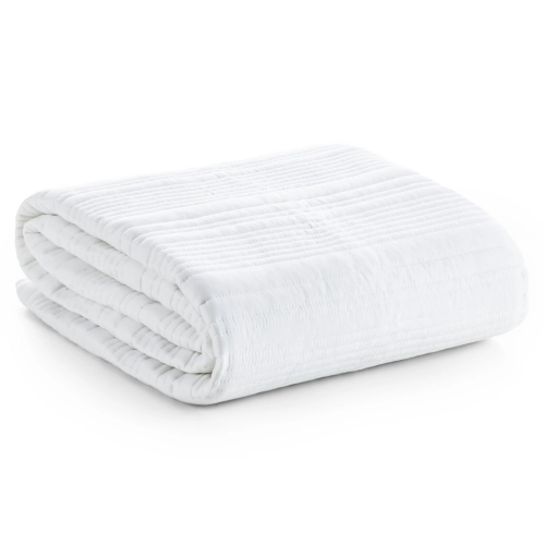 Prehoz 170x210 cm mikrovláknový, biely