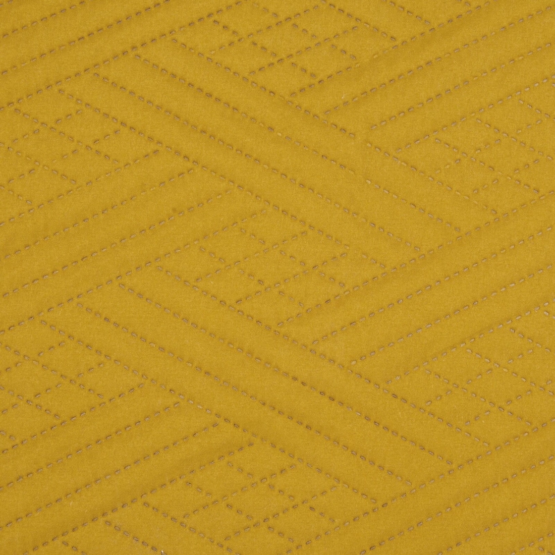 Prehoz 170x210 cm mikrovláknový s geometrickým vzorom, horčicový