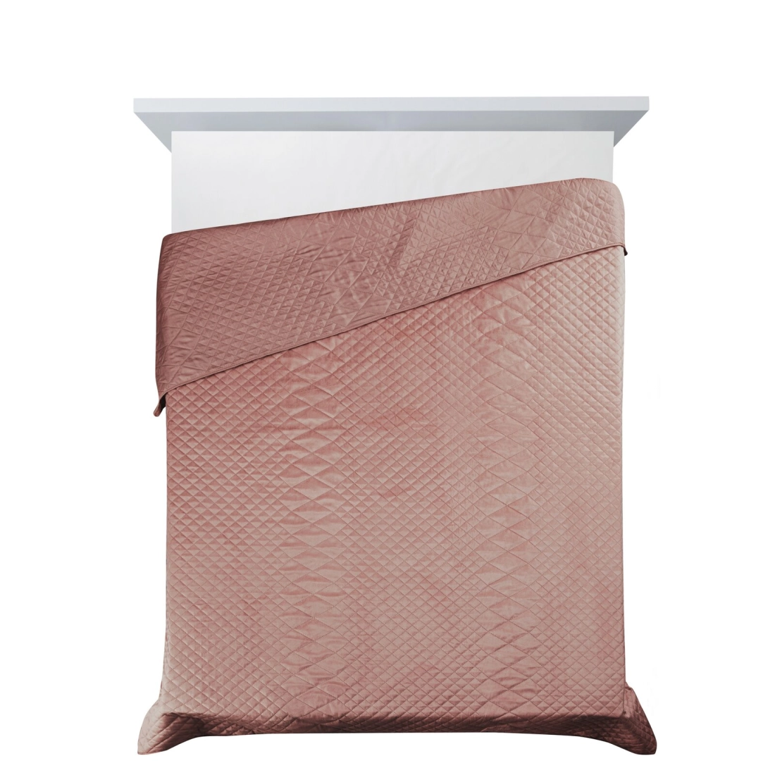 Prehoz 170x210 cm mikrovláknový s geometrickým vzorom, ružový