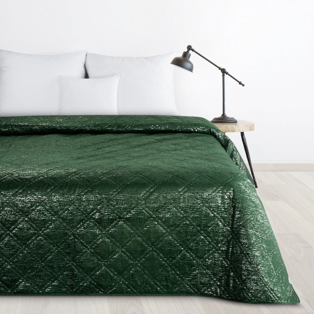 Prehoz 170x210 cm mikrovláknový, zelený