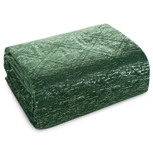 Prehoz 170x210 cm mikrovláknový, zelený