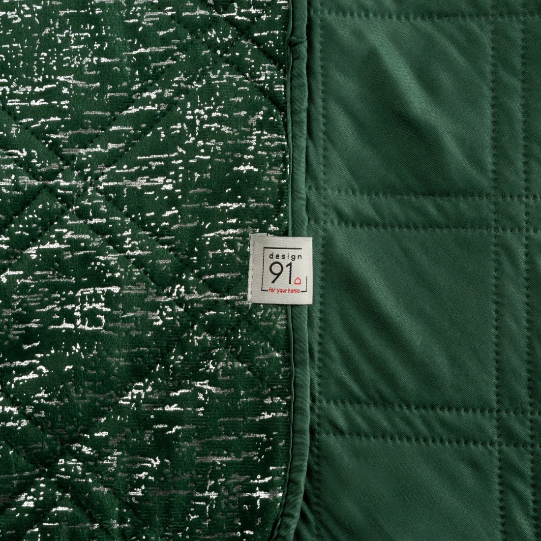 Prehoz 170x210 cm mikrovláknový, zelený