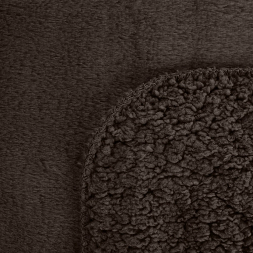 Prehoz 170x210 cm obojstranný tmavohnedý