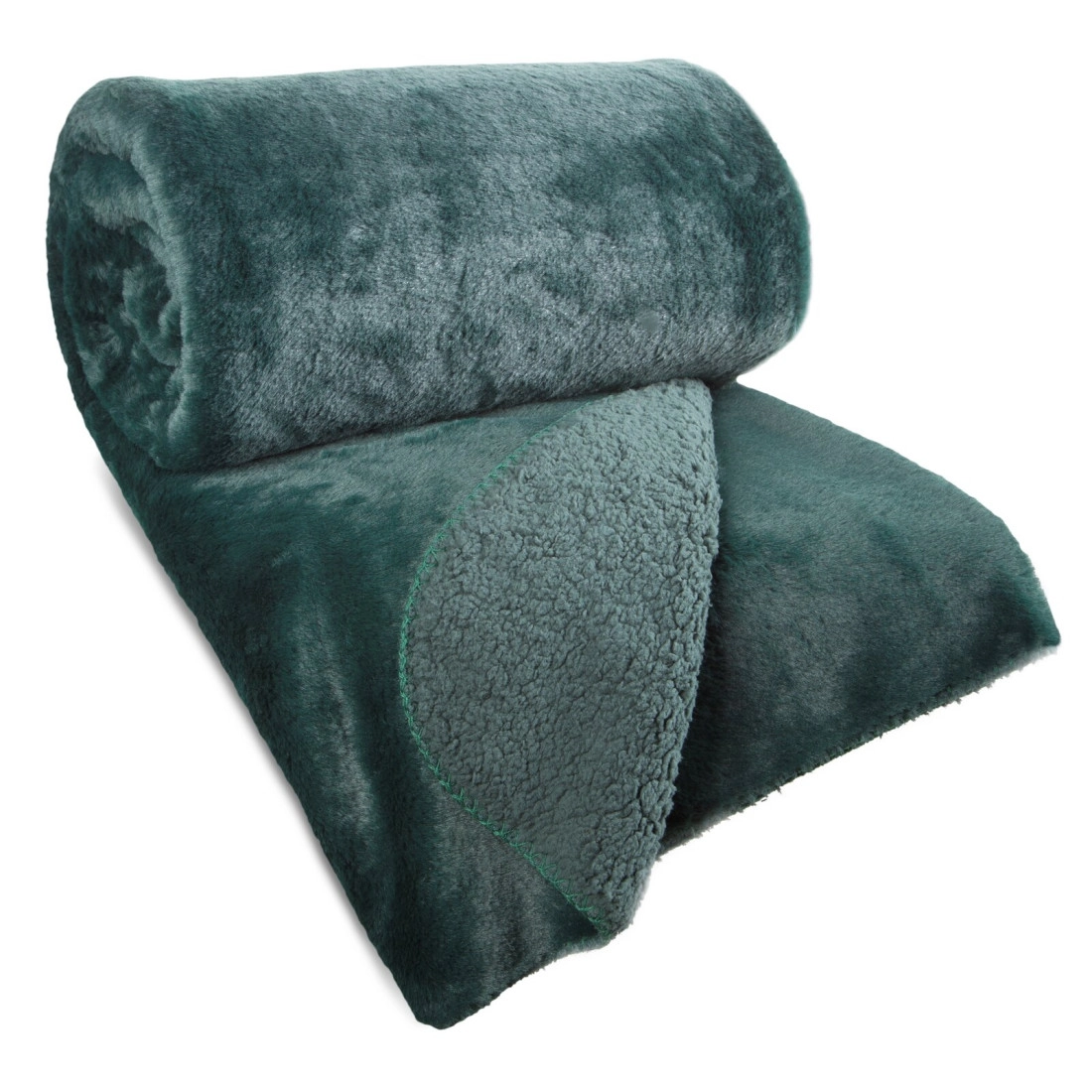 Prehoz 170x210 cm obojstranný, tmavozelený