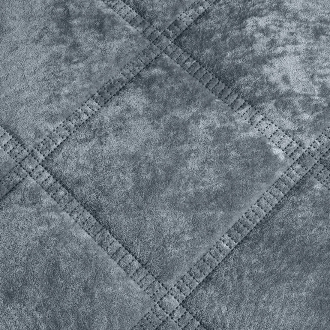 Prehoz 170x210 cm s geometrických vzorom kosoštvorcov, strieborný