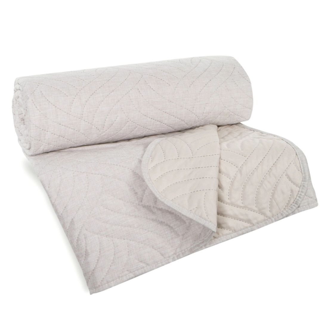 Prehoz 170x210 cm s geometrickým vzorom, béžový