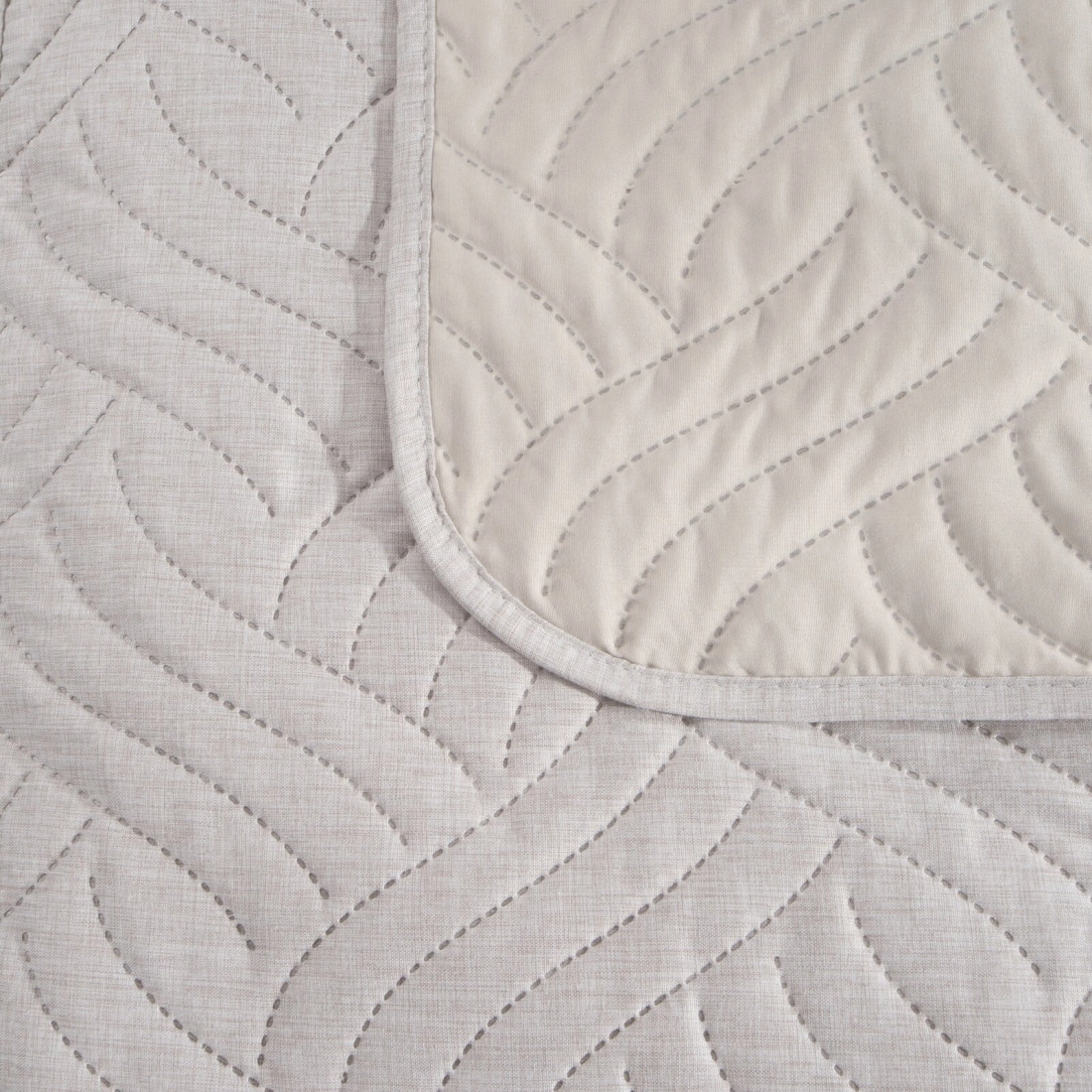 Prehoz 170x210 cm s geometrickým vzorom, béžový