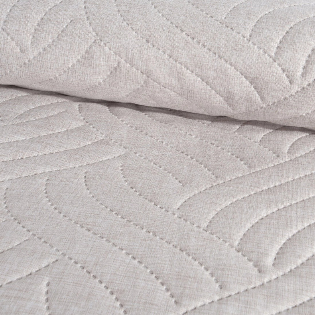 Prehoz 170x210 cm s geometrickým vzorom, béžový