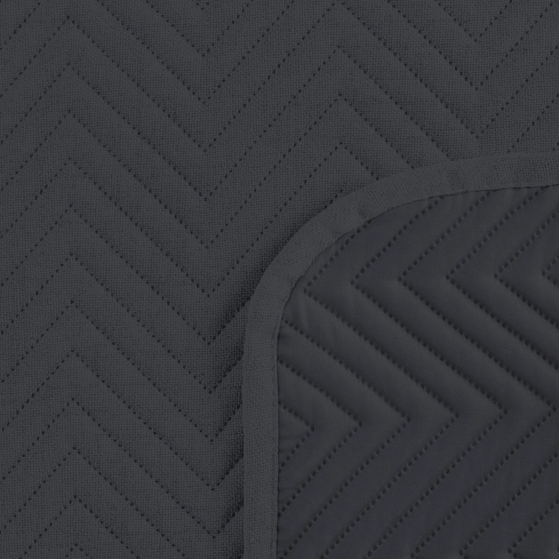 Prehoz 170x210 cm s geometrickým vzorom, grafitový