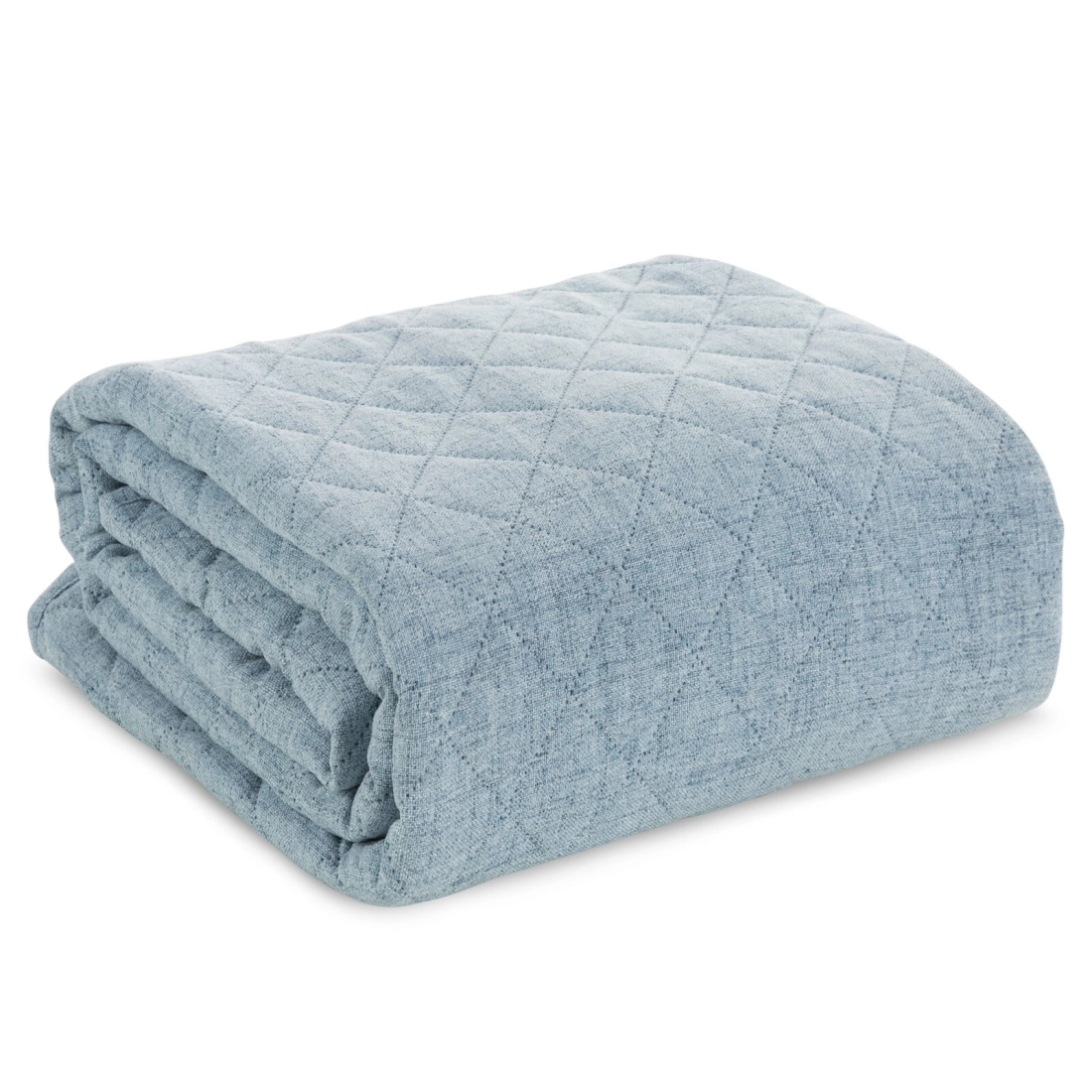 Prehoz 170x210 cm s geometrickým vzorom, modrý