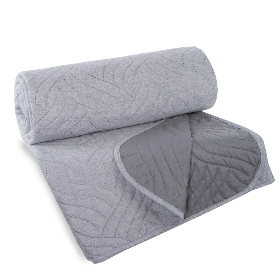 Prehoz 170x210 cm s geometrickým vzorom, strieborný