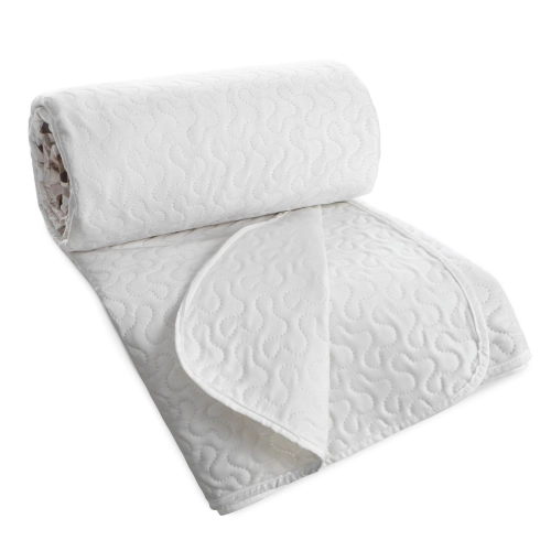 Prehoz 170x210 cm s motívom listov, biely a béžový