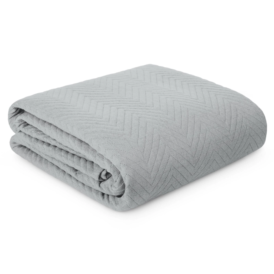 Prehoz 170x210 cm so vzorom rybej kosti, strieborný