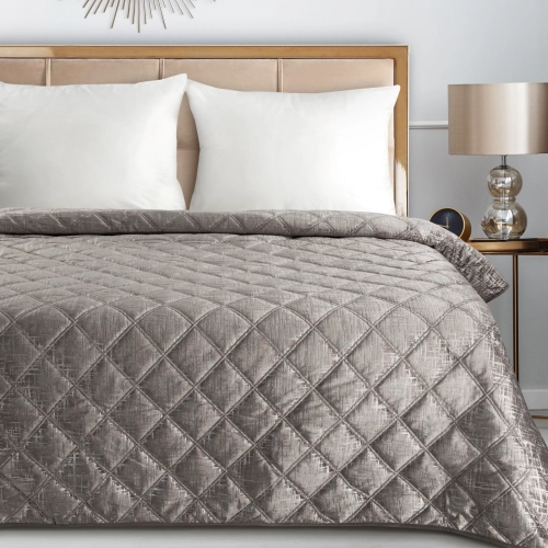 Prehoz 170x210 cm velúrový, béžový