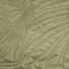 Prehoz 170x210 cm velúrový s motívom listov palmy, svetlozelený