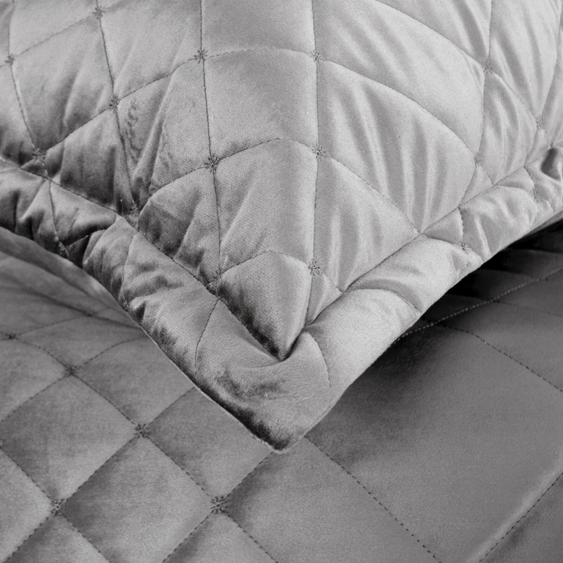 Prehoz 170x210 cm velúrový, strieborný