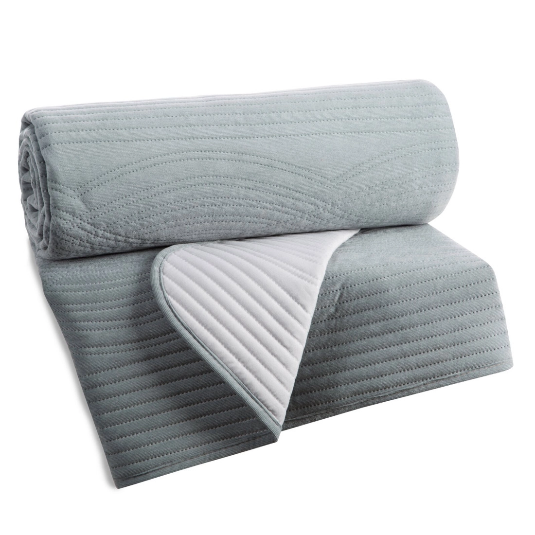 Prehoz 170x210 cm velúrový, strieborný