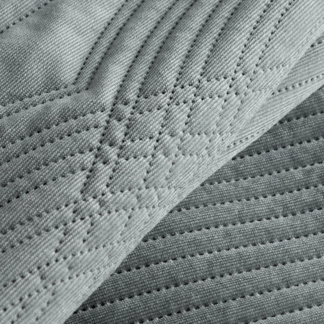 Prehoz 170x210 cm velúrový, strieborný