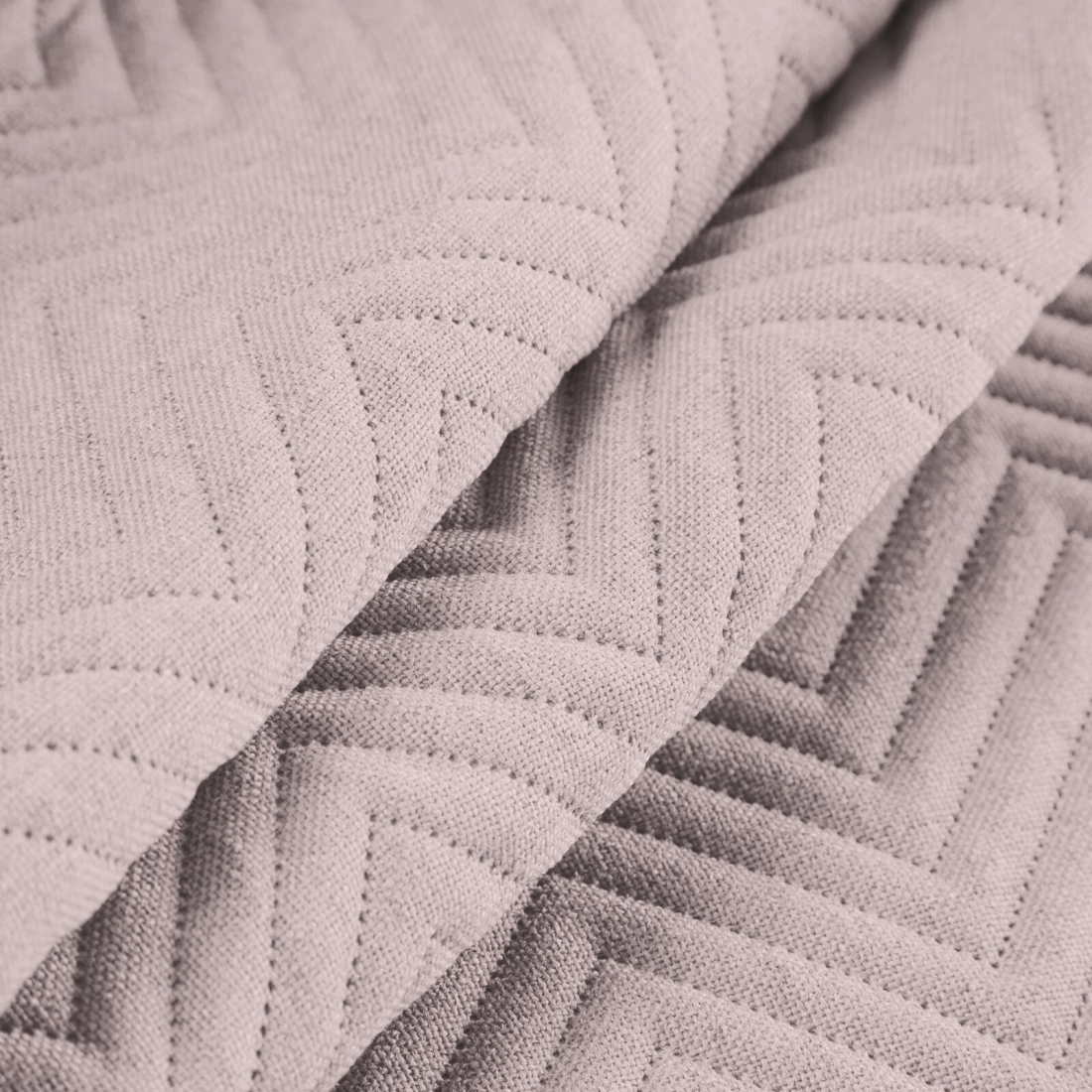 Prehoz 170x210 cm vzor rybej kosti, ružový