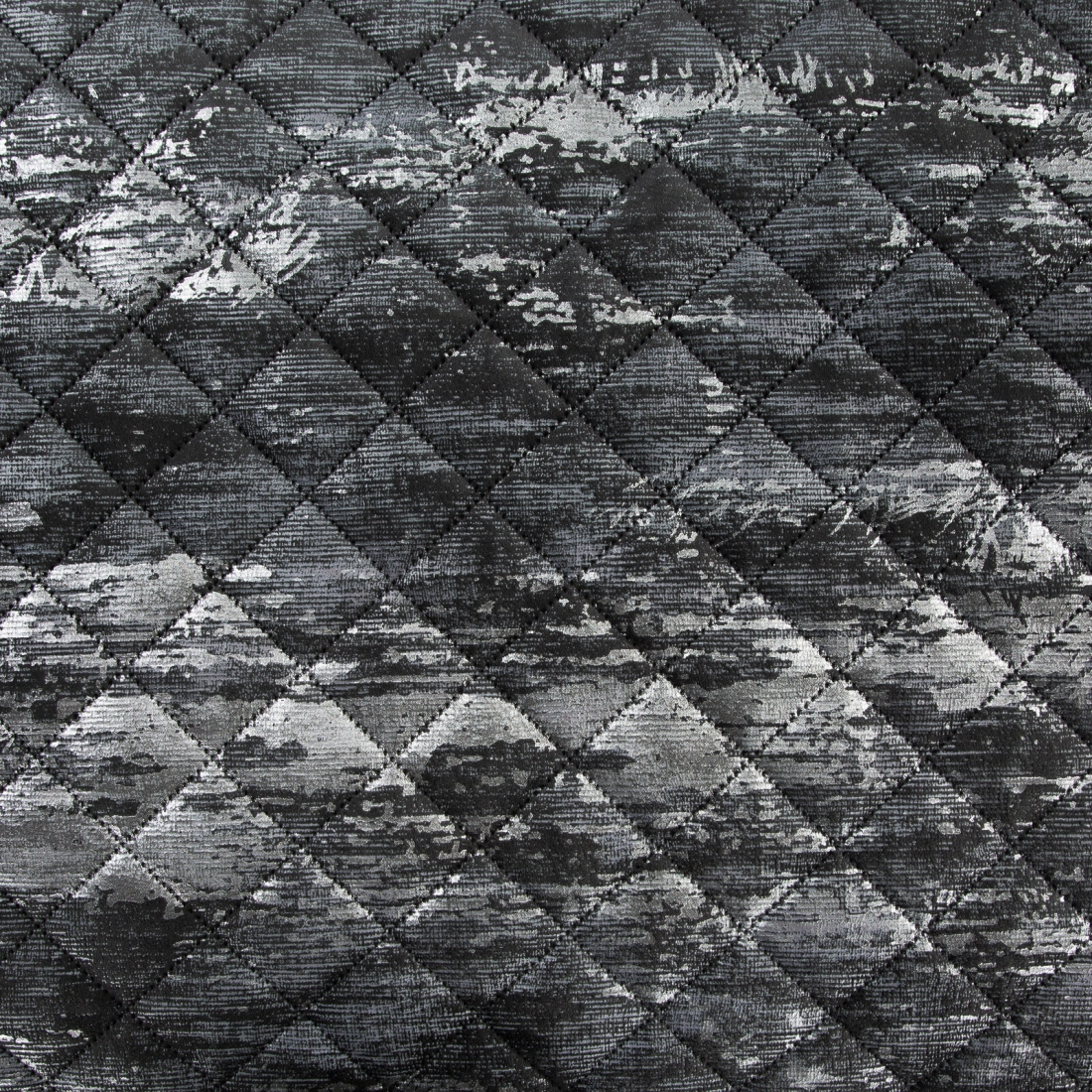 Prehoz 170x210 cm vzorovaný, čierny a strieborný