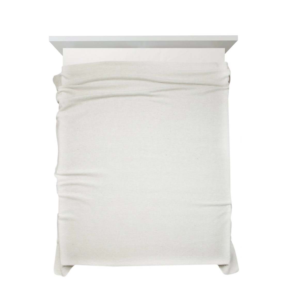 Prehoz 200x220 cm bavlnený a akrylový, svetlokrémový