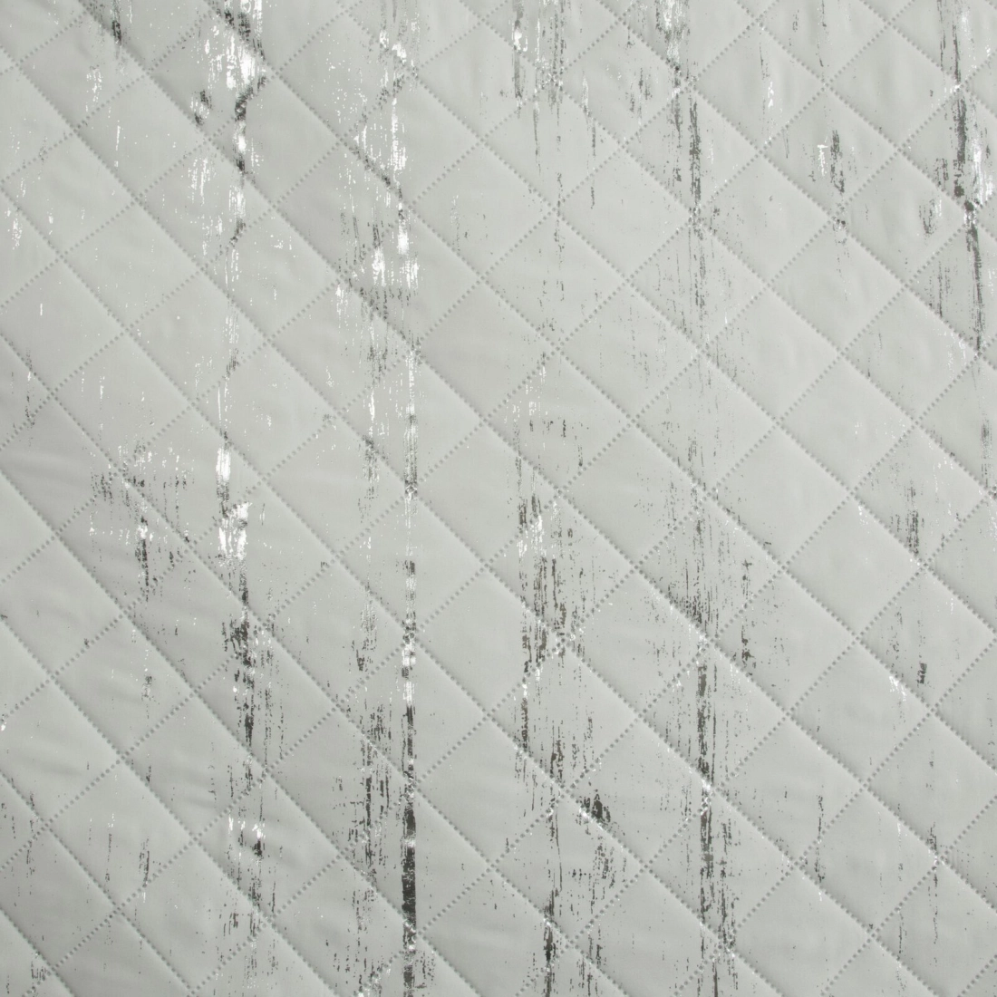 Prehoz 200x220 cm mikrovláknový, biely a strieborný