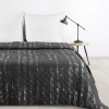 Prehoz 200x220 cm mikrovláknový, grafitový a strieborný