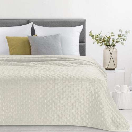 Prehoz 200x220 cm velúrový, krémový