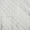 Prehoz 220x240 cm mikrovláknový, biely a strieborný
