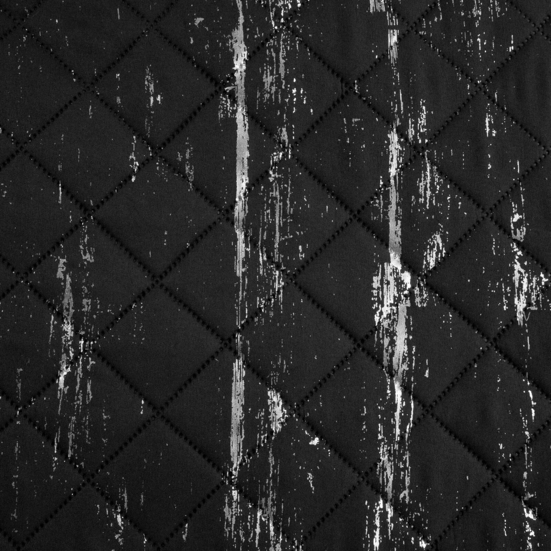 Prehoz 220x240 cm mikrovláknový, čierny a strieborný