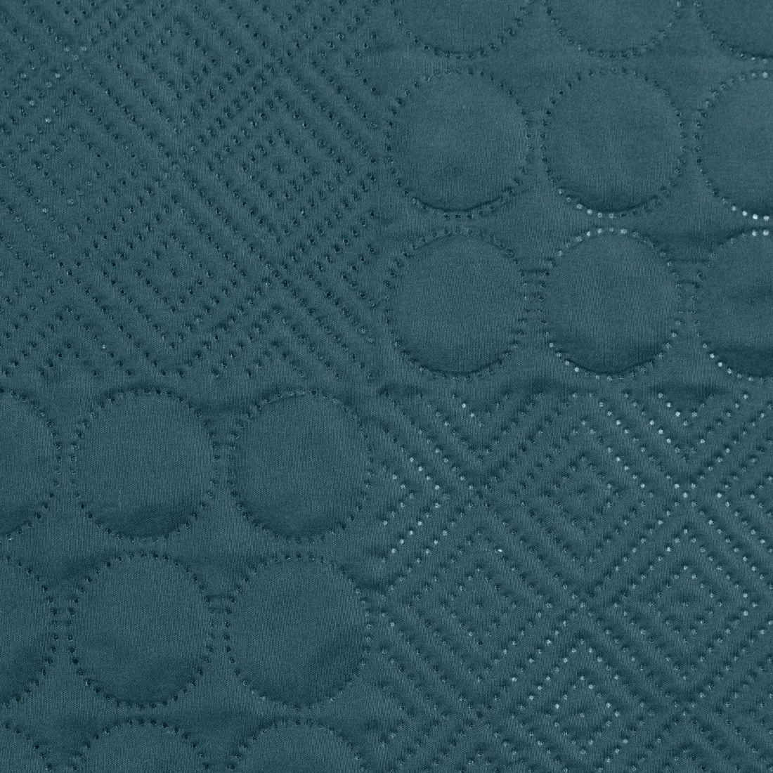 Prehoz 220x240 cm mikrovláknový s geometrickým vzorom, tmavotyrkysový