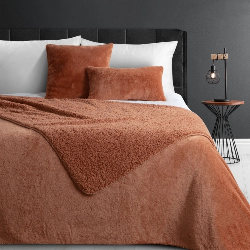 Prehoz 220x240 cm obojstranný, oranžovohnedý