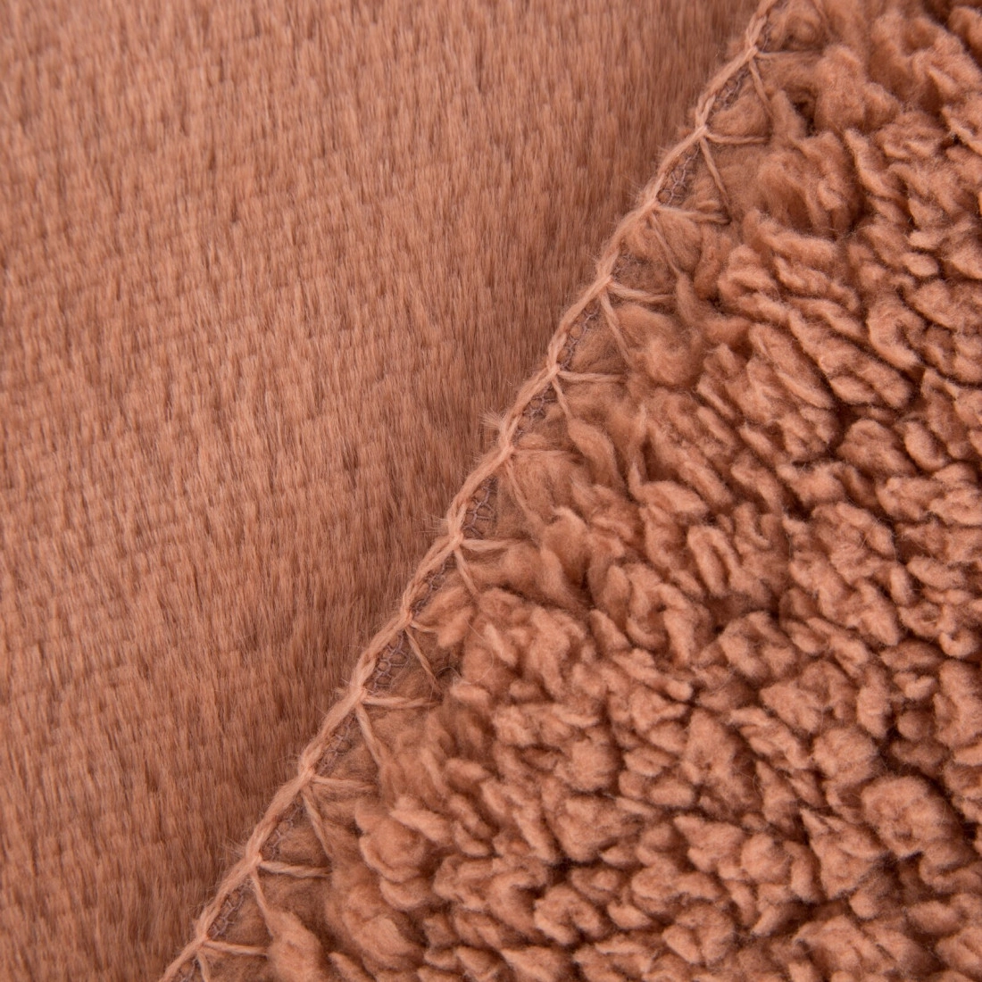 Prehoz 220x240 cm obojstranný, oranžovohnedý