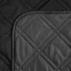 Prehoz 220x240 cm prešívaný geometrický vzor, čierny