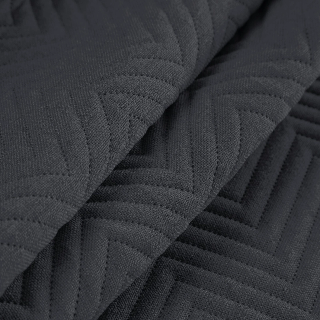 Prehoz 220x240 cm s geometrickým vzorom, grafitový