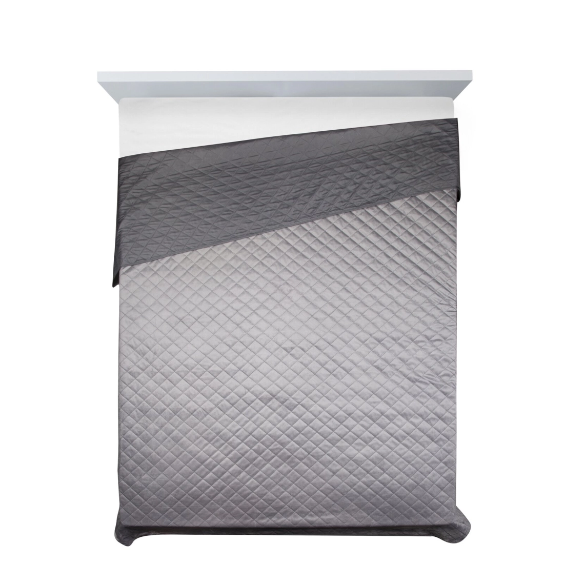 Prehoz 220x240 cm s geometrickým vzorom, strieborný