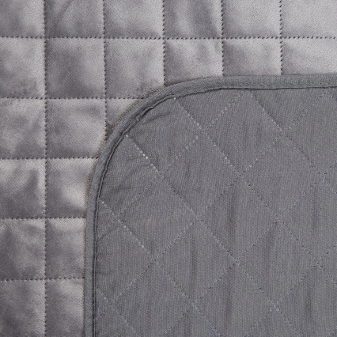 Prehoz 220x240 cm s geometrickým vzorom, strieborný