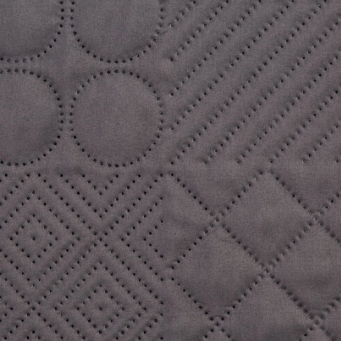 Prehoz 220x240 cm s patchworkovým vzorom, grafitový