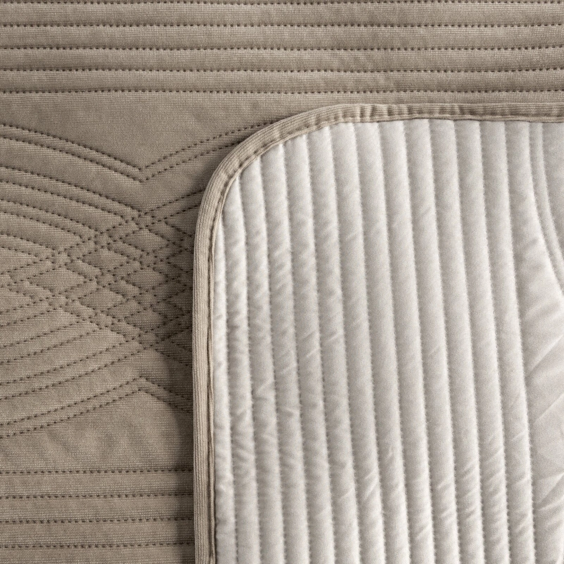 Prehoz 220x240 cm velúrový, béžový