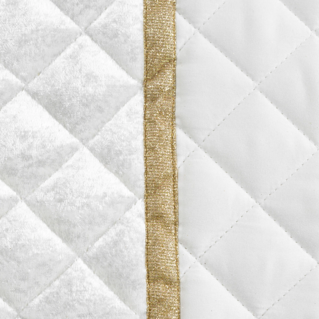 Prehoz 220x240 cm velúrový, biely