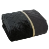 Prehoz 220x240 cm velúrový, čierny