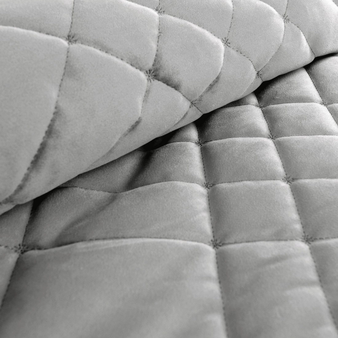 Prehoz 220x240 cm velúrový, strieborný