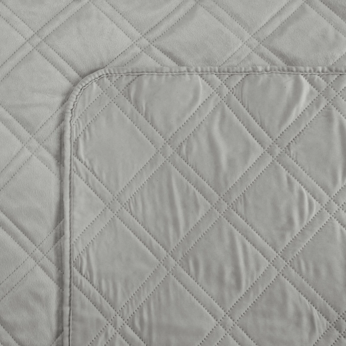 Prehoz 220x240 cm velúrový, strieborný