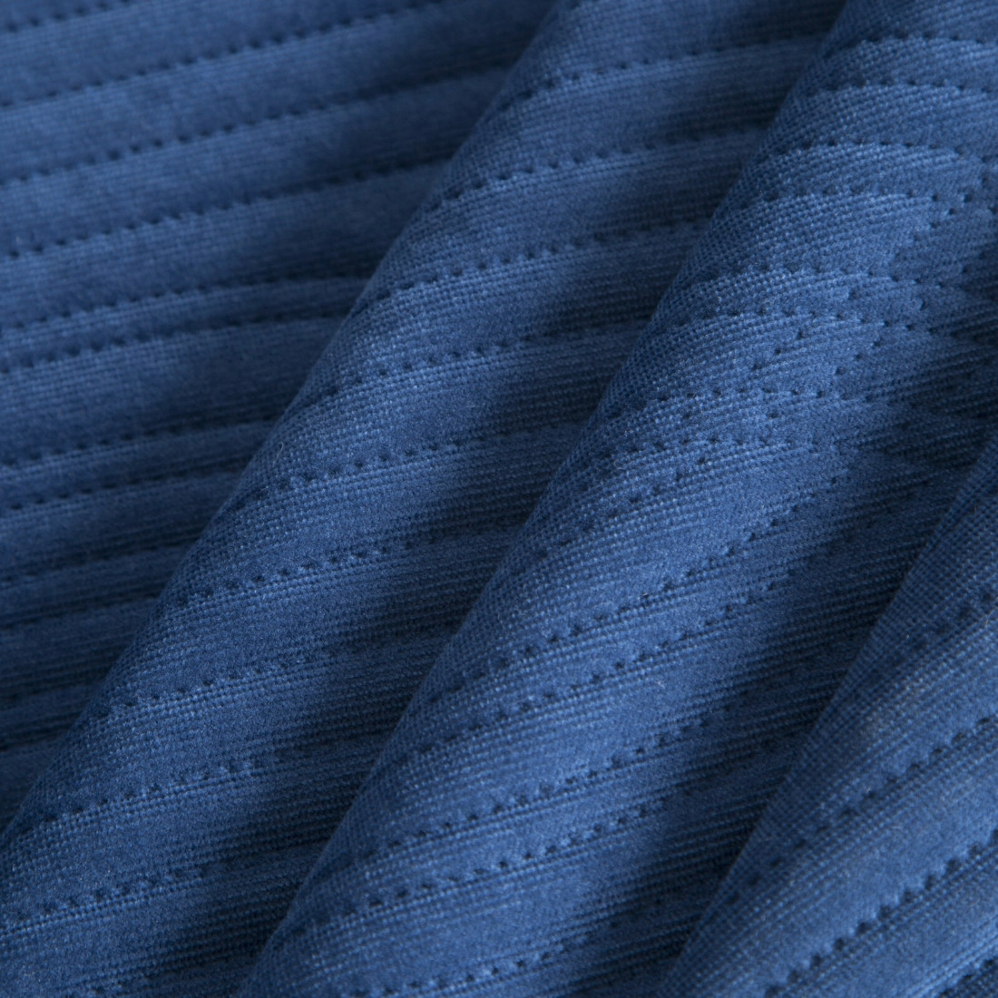 Velurový přehoz 220x240 cm, tmavě modrý