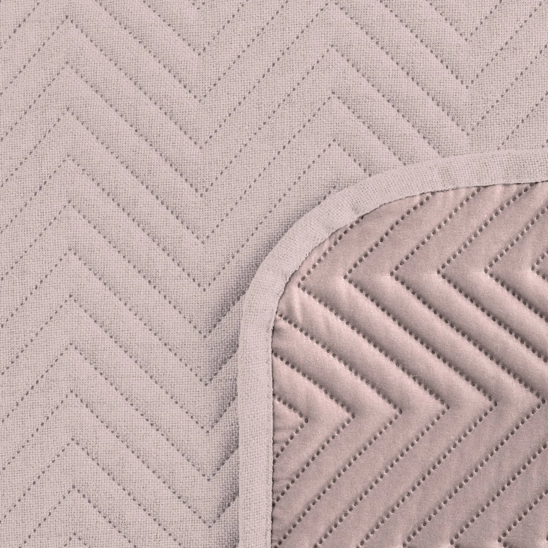 Prehoz 220x240 cm vzor rybej kosti, ružový