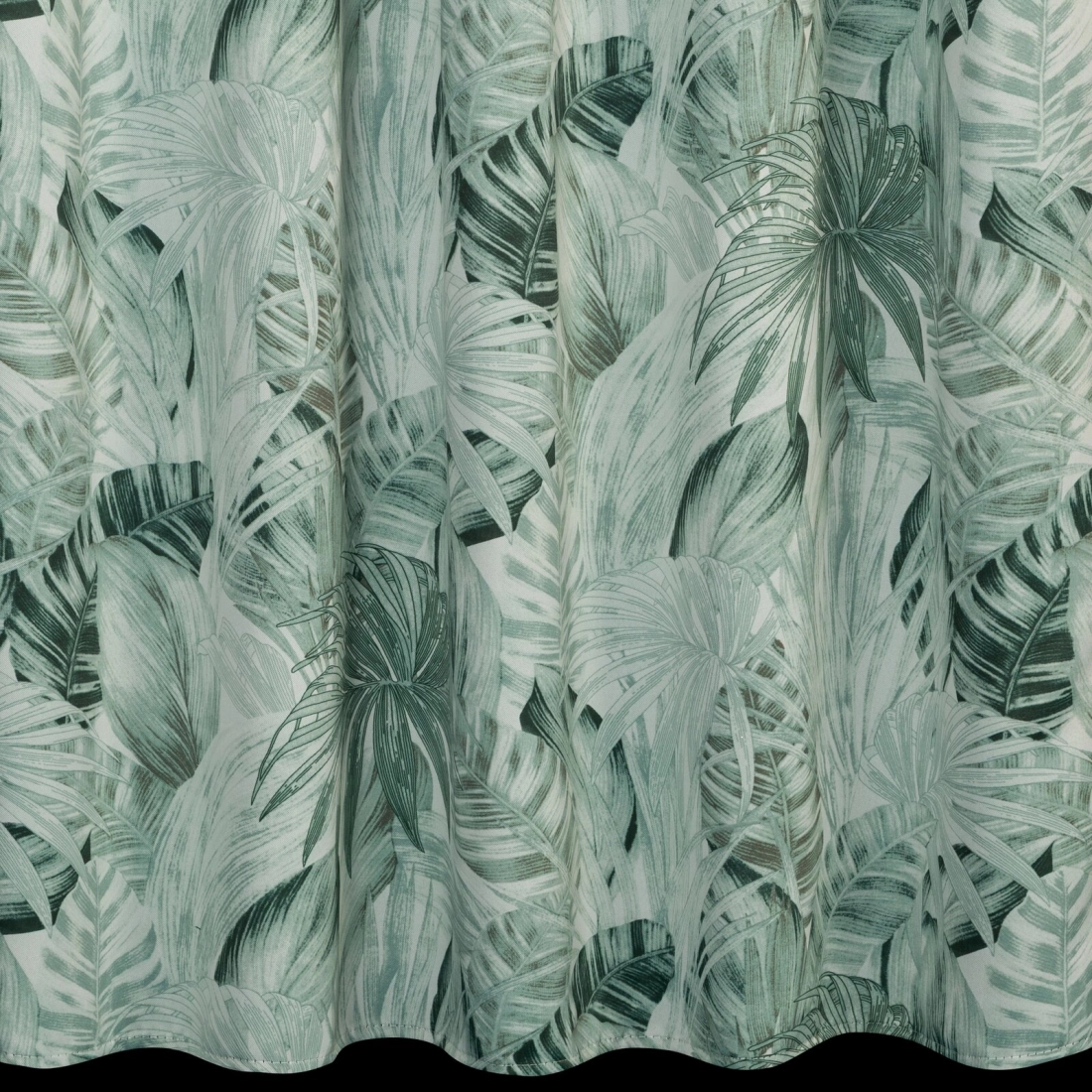 Prehoz 220x240 cm zamatový mätový ROSES Eva Minge